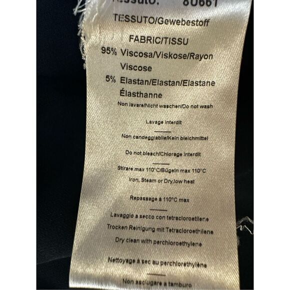 NWT Emilio Pucci black straight leg trouser size 4 - Picture 8 of 10